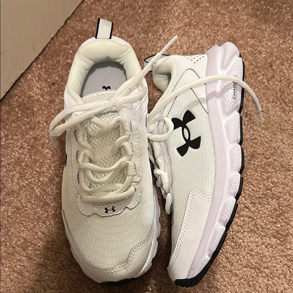 Under Armour Kids White Sneakers